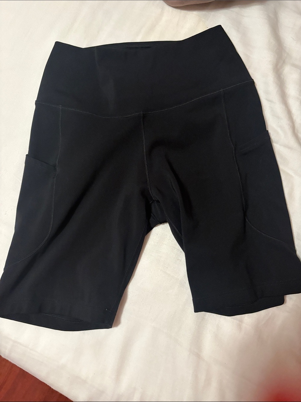 Nike Black High-Waist Bike Shorts with Side Pockets